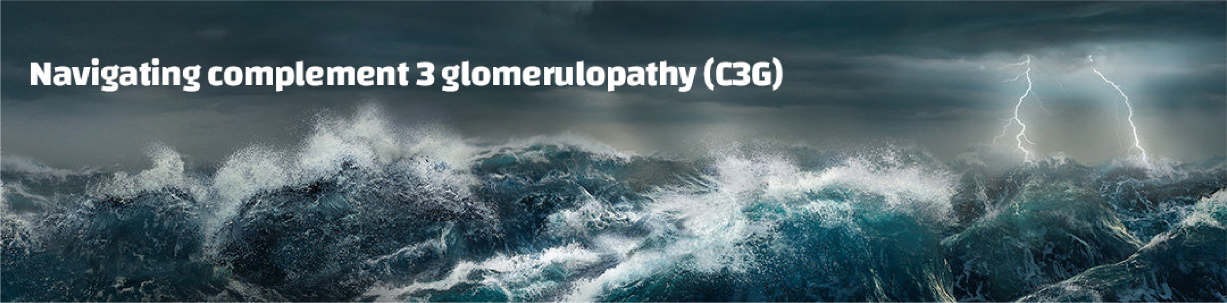 Navigating complement 3 glomerulopathy (C3G)